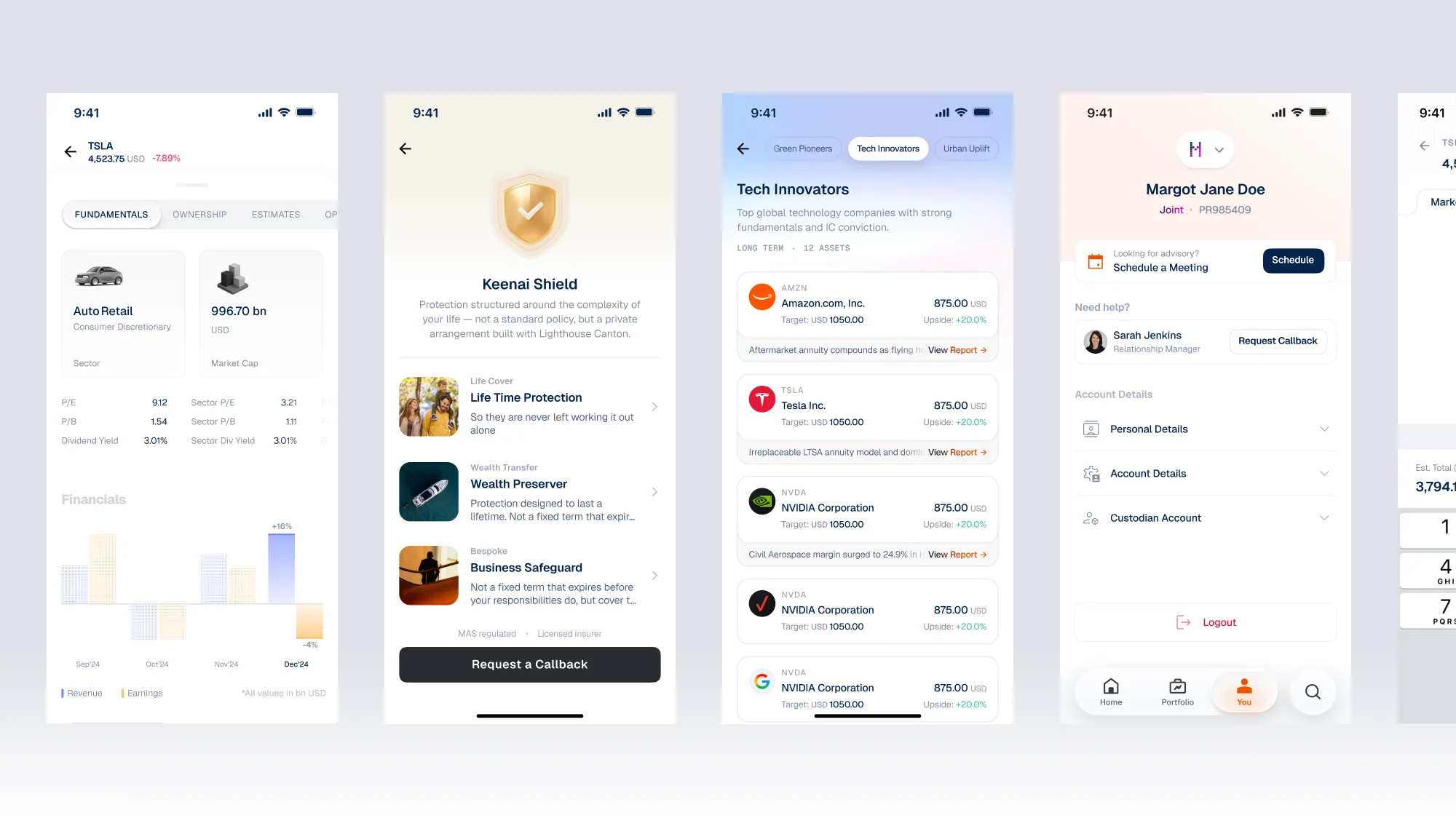 Keenai user interface exploration