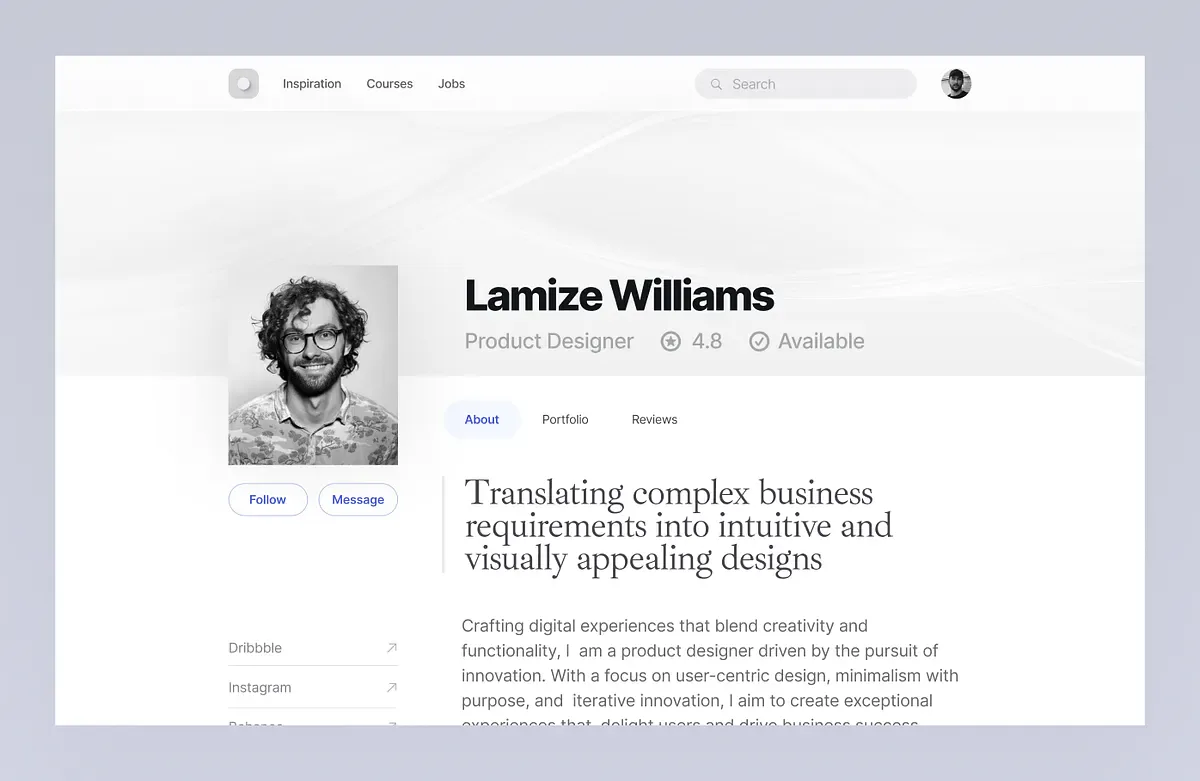 UI exploration study 14